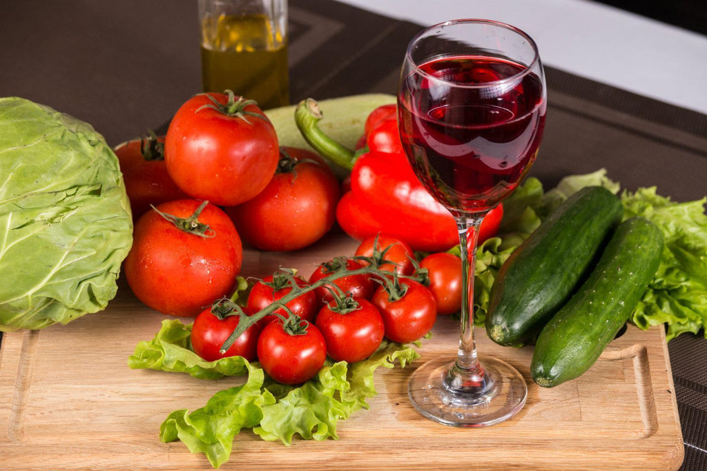 健康蔬果配美酒 營養美味加倍提升