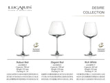 【香港品酒師協會設計】Lucaris Desire Robust Red 五旋紋紅酒杯套裝 (2隻)︱Robust Red Wine Glass (2pcs)
