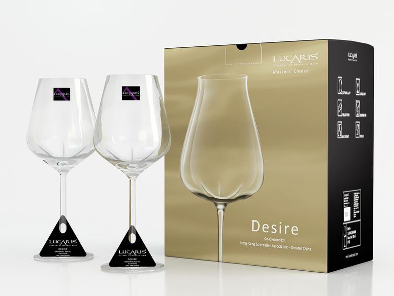【香港品酒師協會設計】Lucaris Desire Universal 五旋紋紅酒杯套裝 (2隻)︱Universal Wine Glass (2pcs)