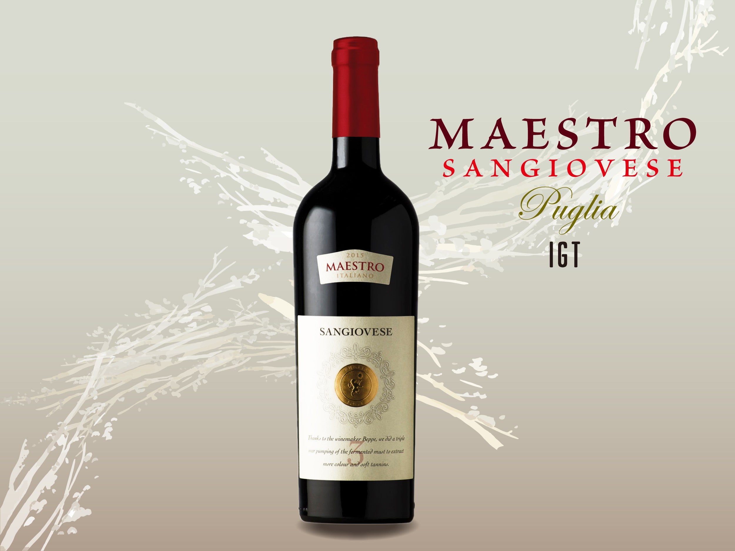 【宙斯之血】絲露酒莊紅酒  Maestro Sangiovese Puglia IGT